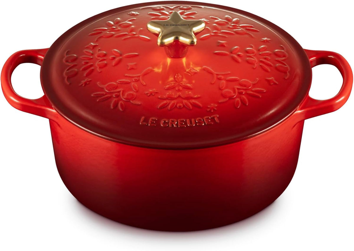 Le Creuset Enameled Cast Iron Holiday Tree Dutch Oven, 4.5 qt.