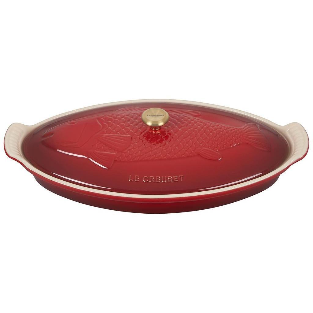 Le Creuset Heritage Stoneware Oval Fish Baker - Thumbnail 2