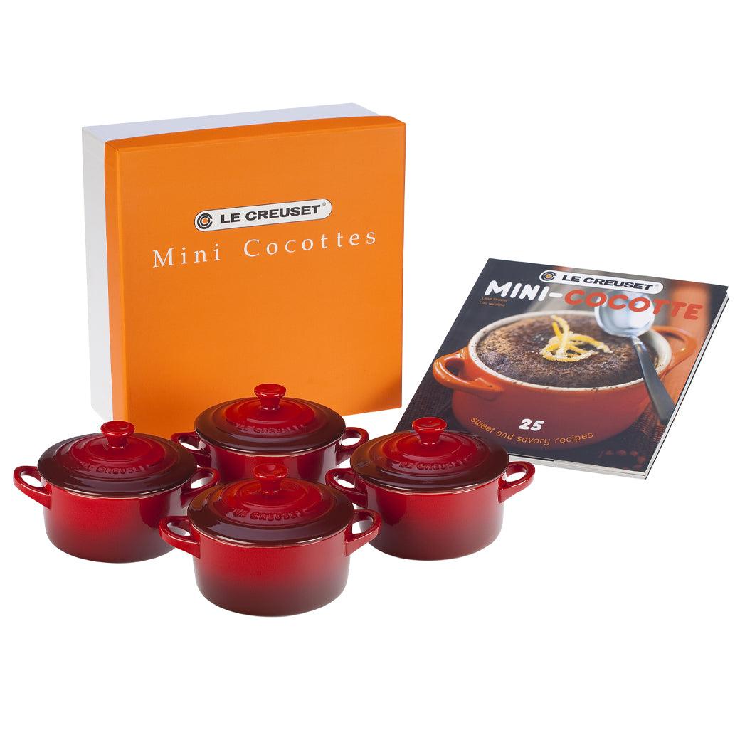 Le Creuset Mini Cocottes – Set of 4 with Cookbook | J.L. Hufford