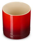 Cerise Le Creuset Stoneware 2.7 Qt. Utensil Crock displayed on a white background