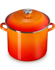 Flame pot and flame lid on a white background