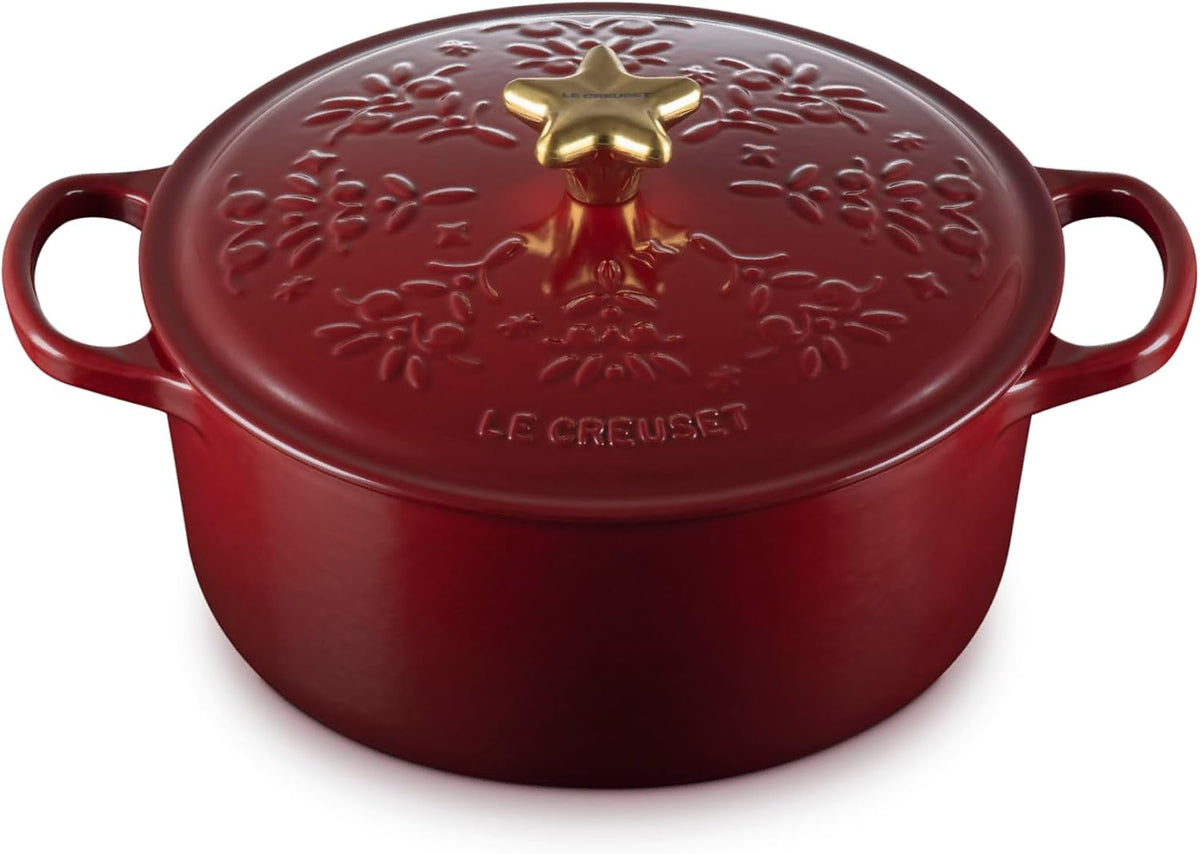 Le Creuset Enameled Cast Iron Holiday Tree Dutch Oven, 4.5 qt.