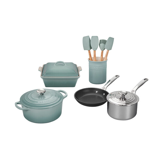 Le Creuset 12 Piece Mixed Material Set, Sea Salt - Thumbnail 3