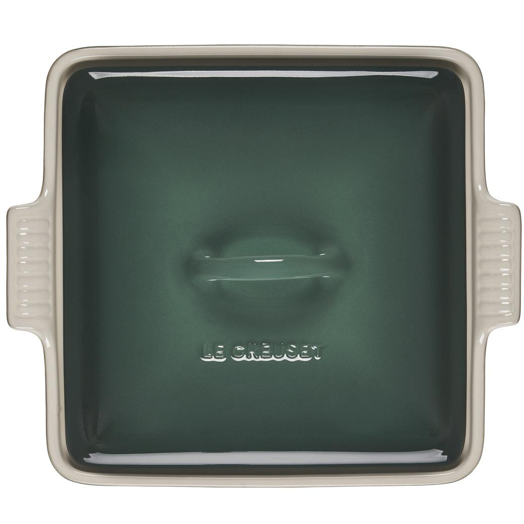 Le Creuset 2.5 qt (9-Inch) Stoneware Heritage Covered Square Casserole - Thumbnail 5
