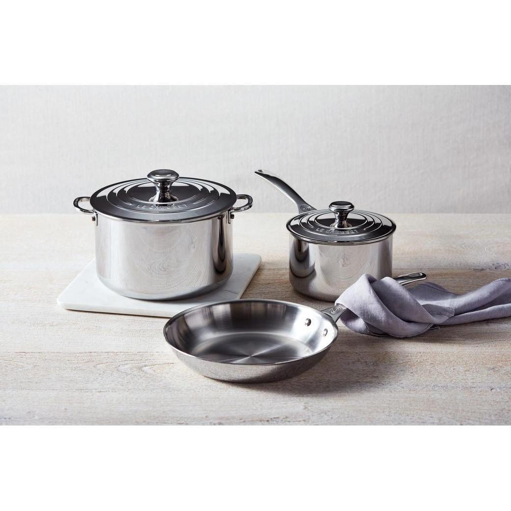 Le Creuset 5 Piece Stainless Steel Cookware Set - Thumbnail 4