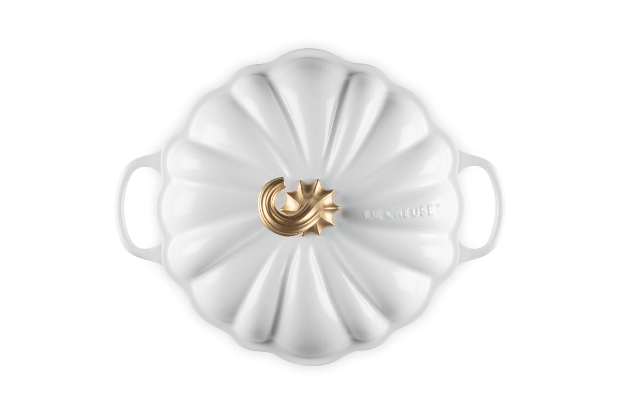 Le Creuset Enameled Cast Iron Figural Pumpkin Cocotte, 4 qt., w/Copper Knob
