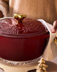 Le Creuset Enameled Cast Iron Holiday Tree Dutch Oven, 4.5 qt.