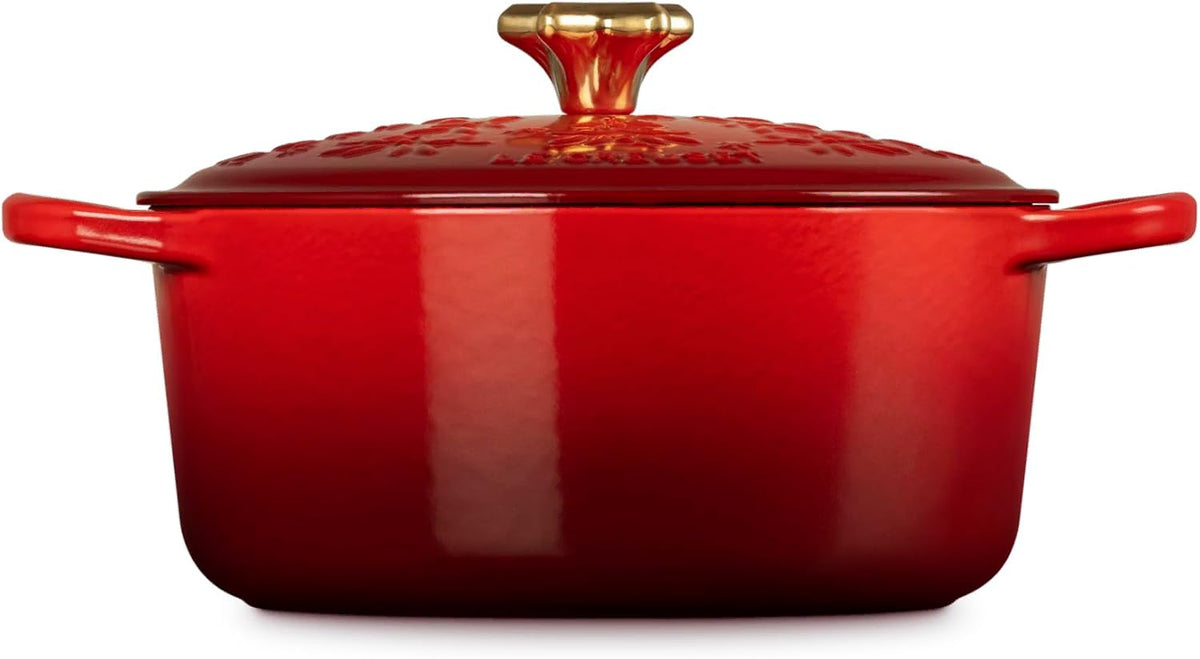 Le Creuset Enameled Cast Iron Holiday Tree Dutch Oven, 4.5 qt.