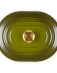 Le Creuset Enameled Cast Iron Signature Oval Casserole with Lid, 3.75 qt.