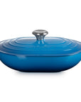 Le Creuset Enameled Cast Iron Signature Oval Casserole with Lid, 3.75 qt.