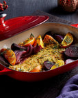 Le Creuset Enameled Cast Iron Signature Oval Casserole with Lid, 3.75 qt.