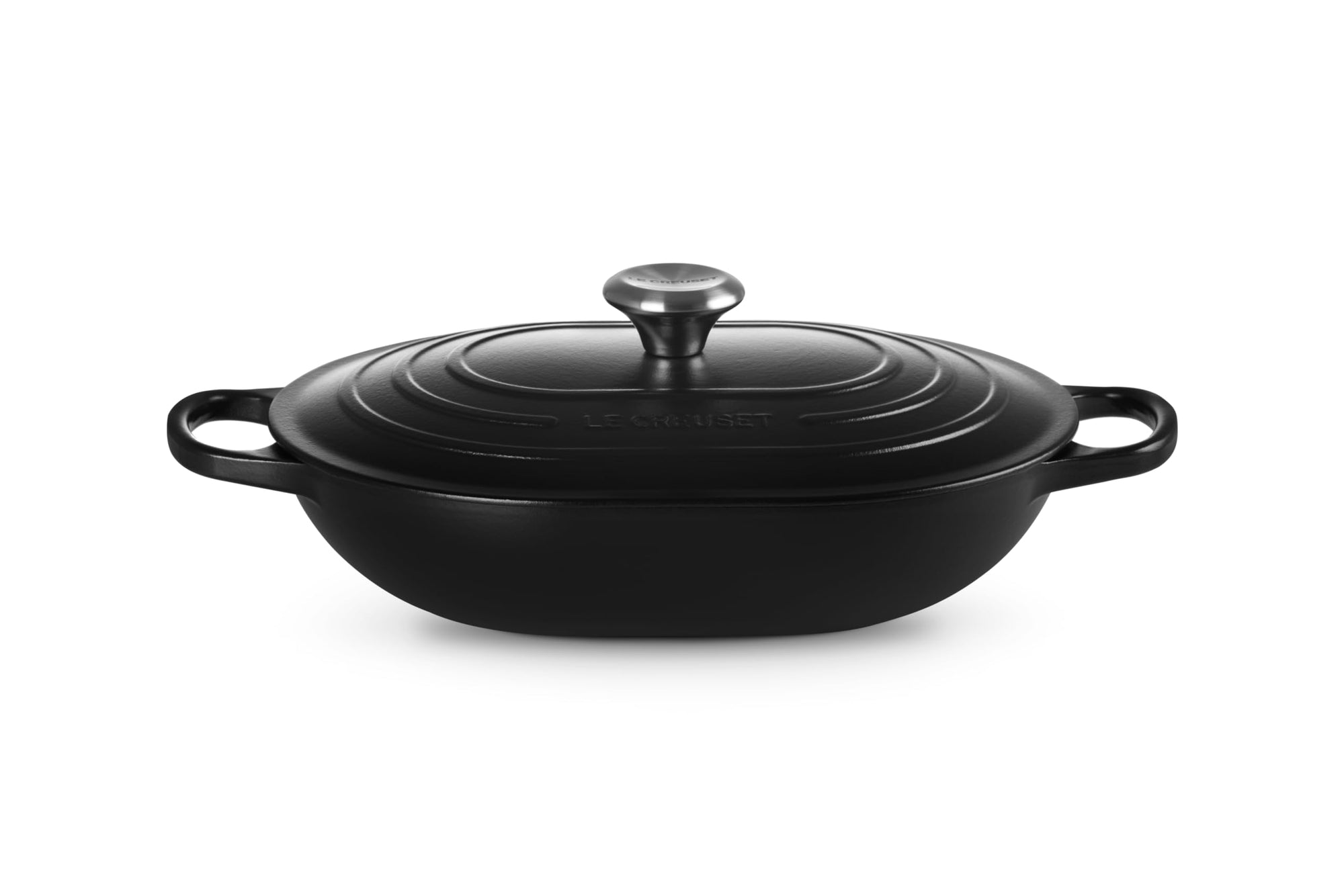 Le Creuset Enameled Cast Iron Signature Oval Casserole with Lid, 3.75 qt.