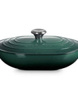 Le Creuset Enameled Cast Iron Signature Oval Casserole with Lid, 3.75 qt.