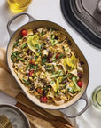 Le Creuset Enameled Cast Iron Signature Oval Casserole with Lid, 3.75 qt.