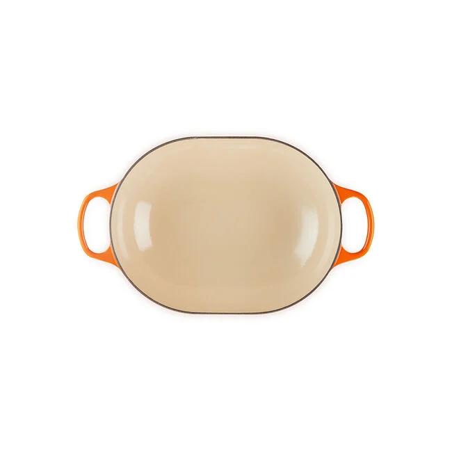 Le Creuset Enameled Cast Iron Signature Oval Casserole with Lid, 3.75 qt.