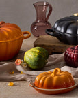 Le Creuset Enameled Cast Iron Signature Pumpkin Braiser, 2.75 qt.