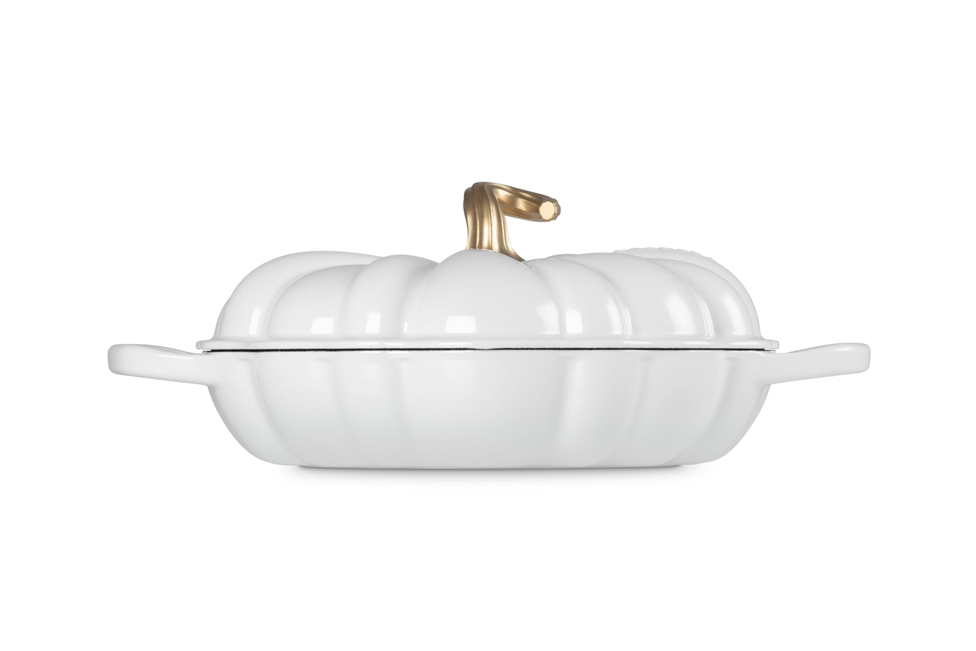 Le Creuset Enameled Cast Iron Signature Pumpkin Braiser, 2.75 qt.