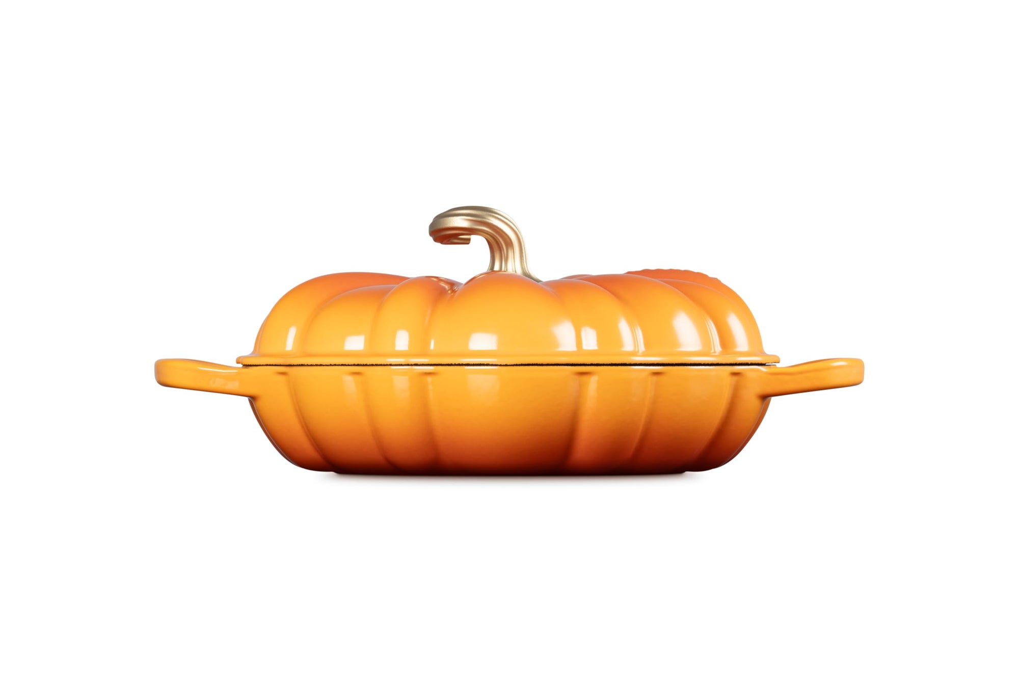 Le Creuset Enameled Cast Iron Signature Pumpkin Braiser, 2.75 qt.