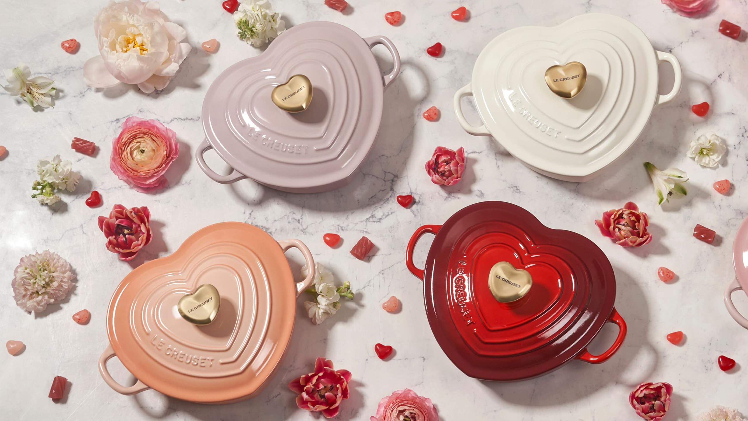 Le Creuset Shallow Heart Cocotte 1.25 Qt | J.L. Hufford