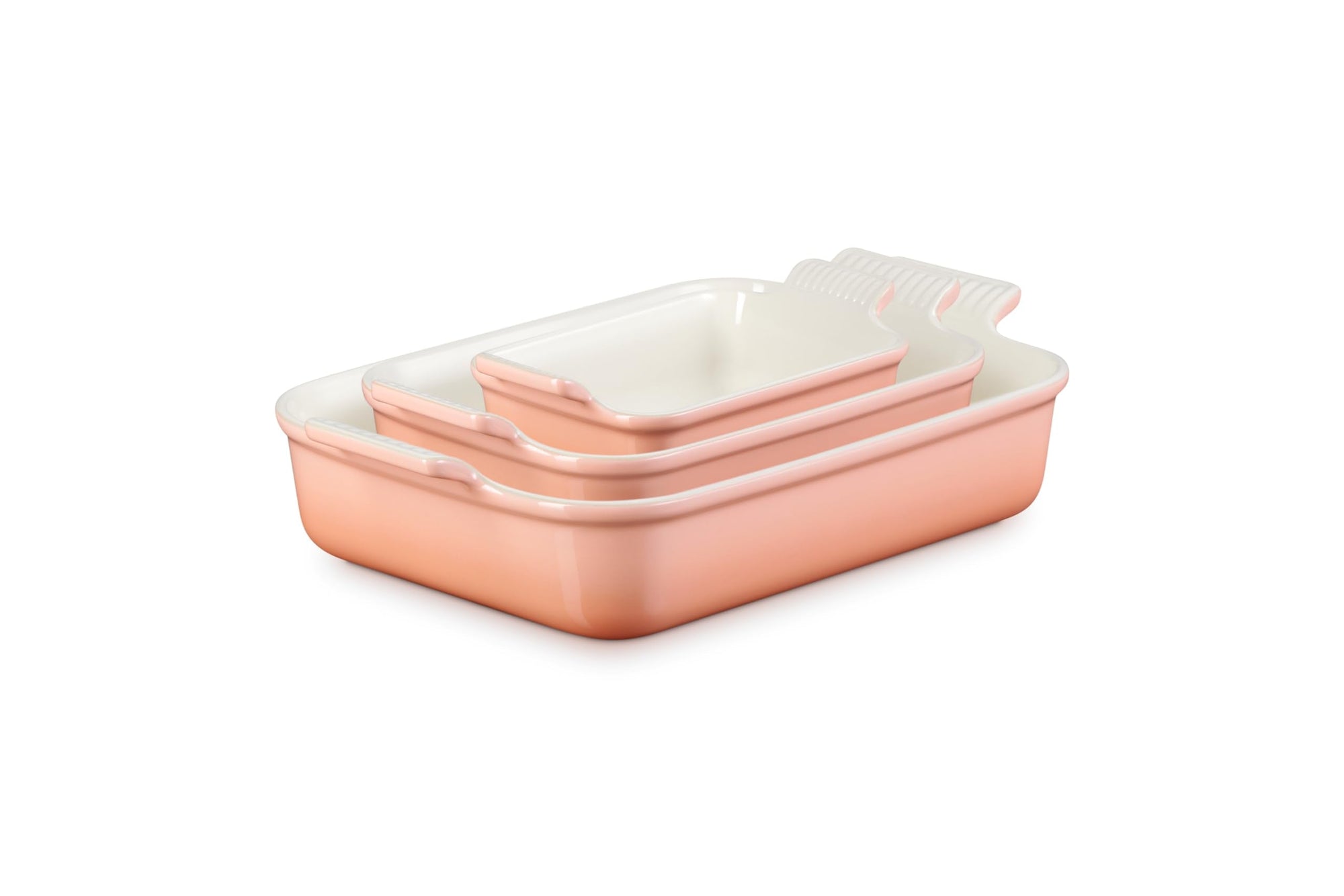 Le Creuset Heritage Stoneware Rectangular Dishes - Set of 3