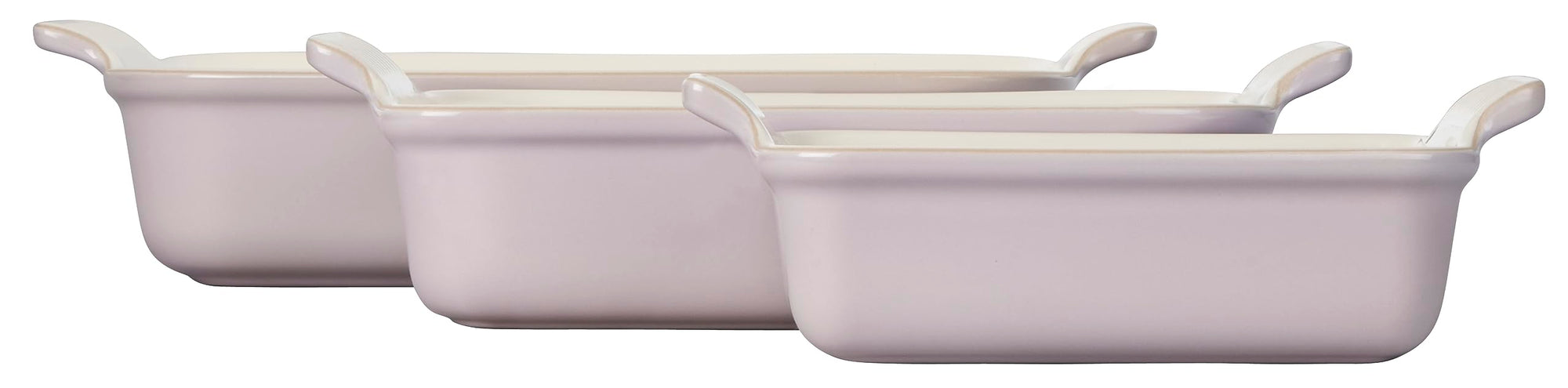 Le Creuset Heritage Stoneware Rectangular Dishes - Set of 3