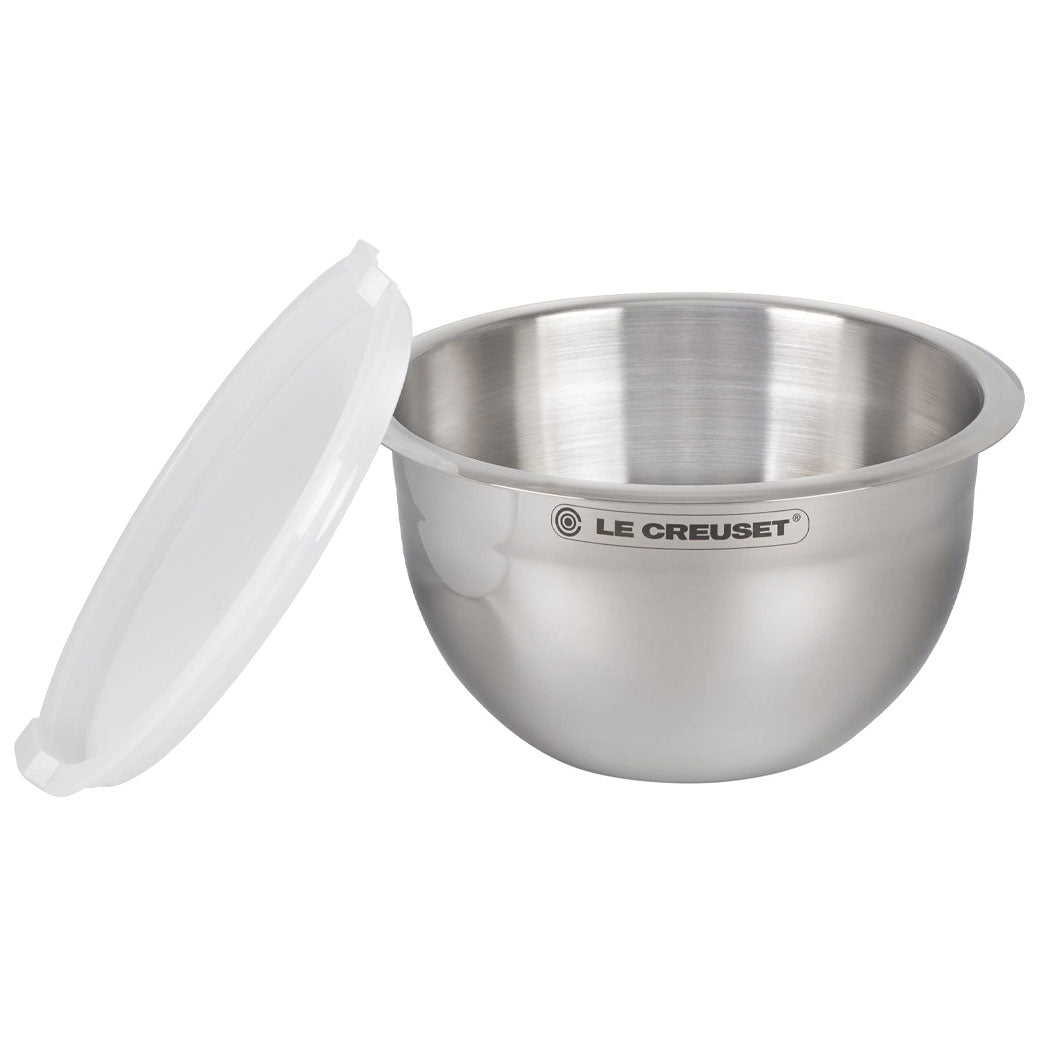 Le Creuset Set of 3 Stainless Steel Mixing Bowls with Lids - Thumbnail 5