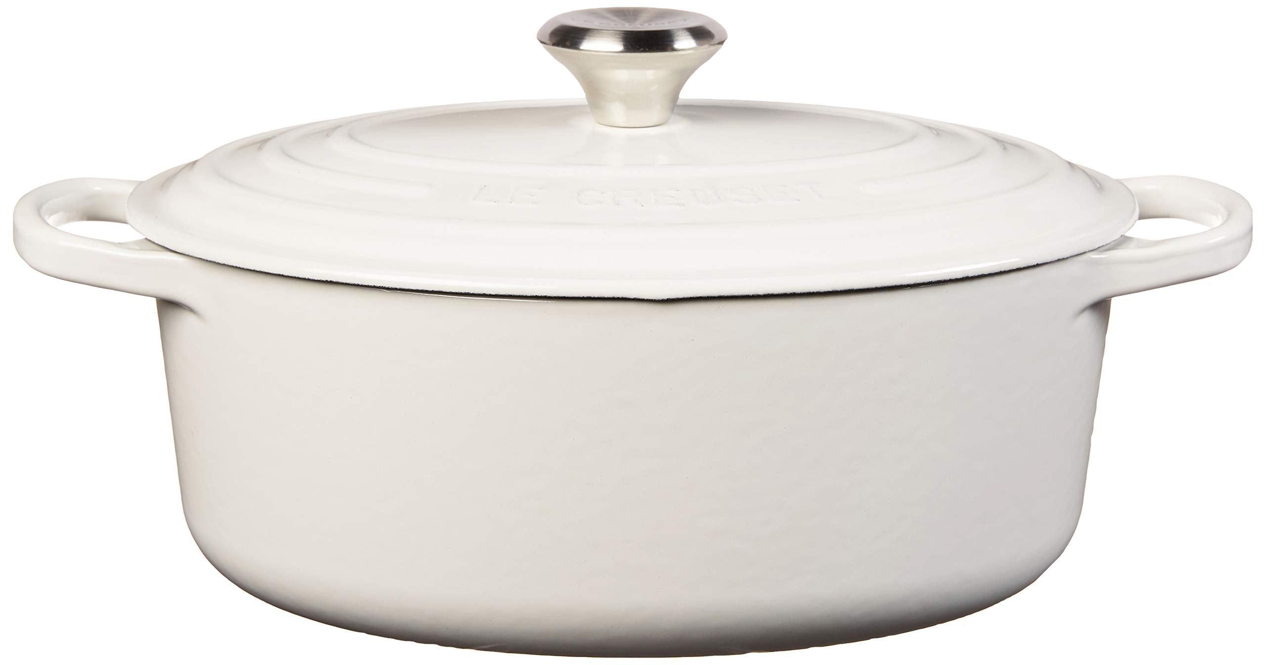 LE CREUSET ホワイト オーバル両手鍋 23 Le Creuset 2.75 Qt Signature Oval Dutch Oven | J.L. Hufford