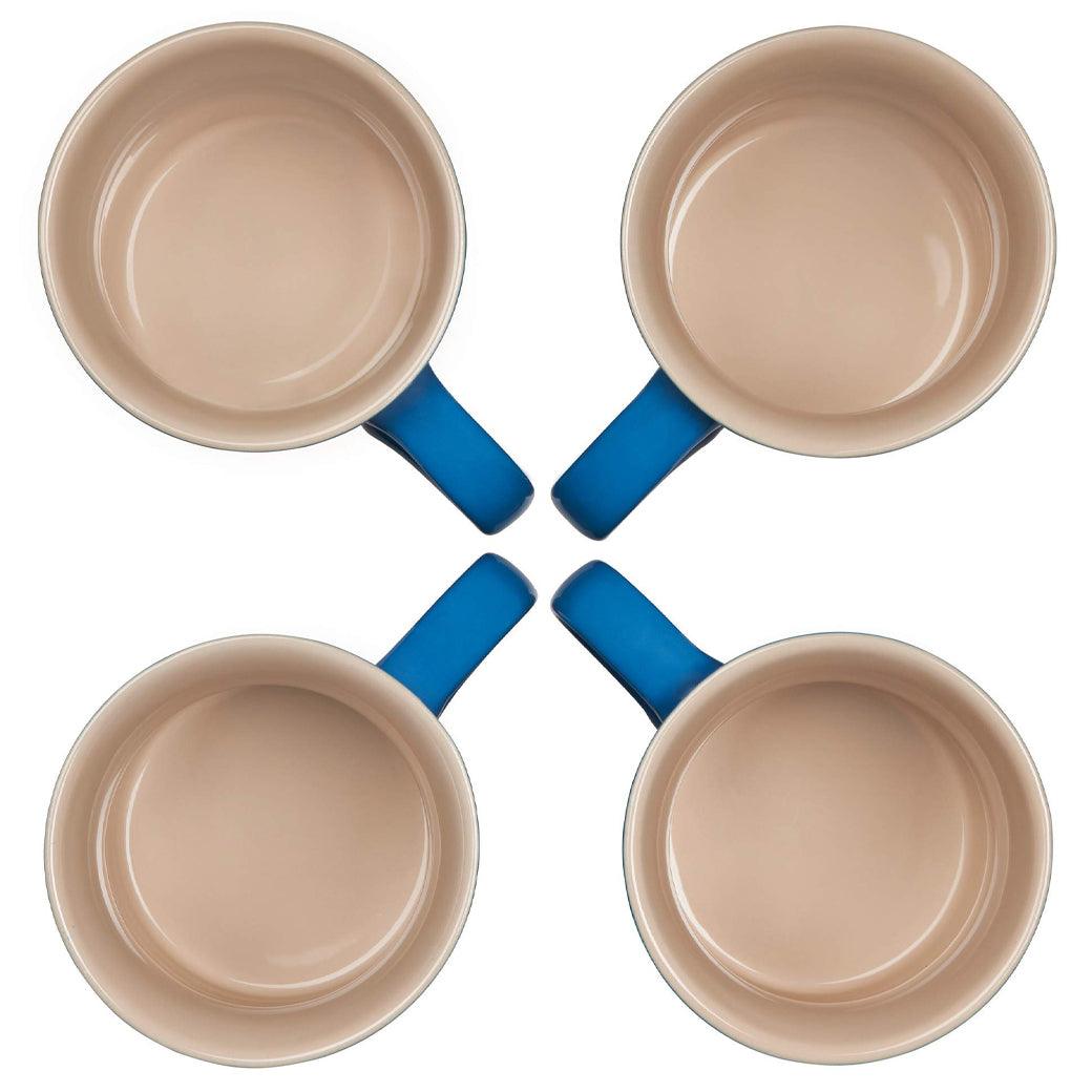 Le Creuset Stoneware Set of 4 (14 oz.) Mugs - J.L. Hufford