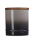 Le Creuset Stoneware Signature Canister with Wood Lid