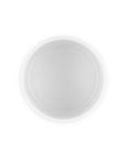 White inside of a container on a white background