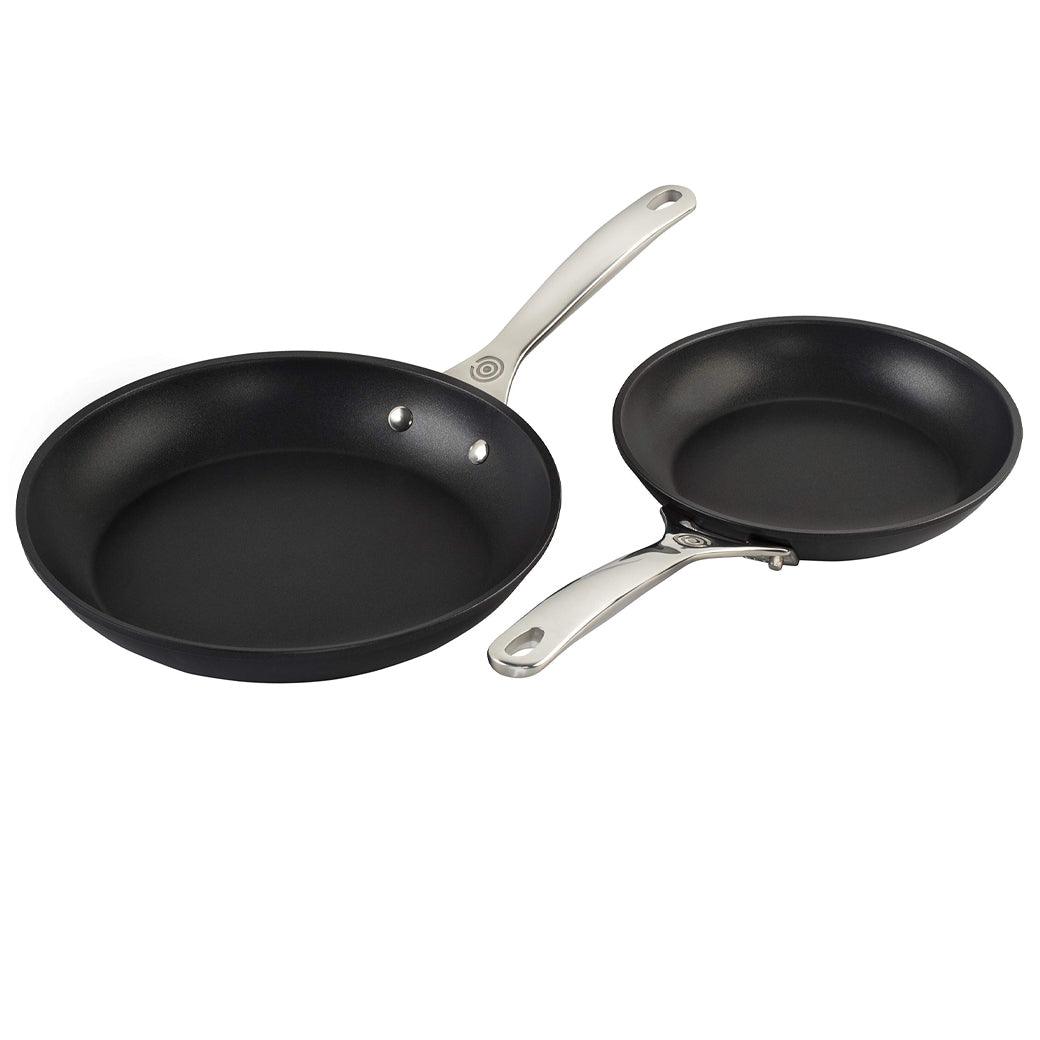Le Creuset Toughened Nonstick PRO 2 Piece Set (9″ & 11″ Fry Pan)