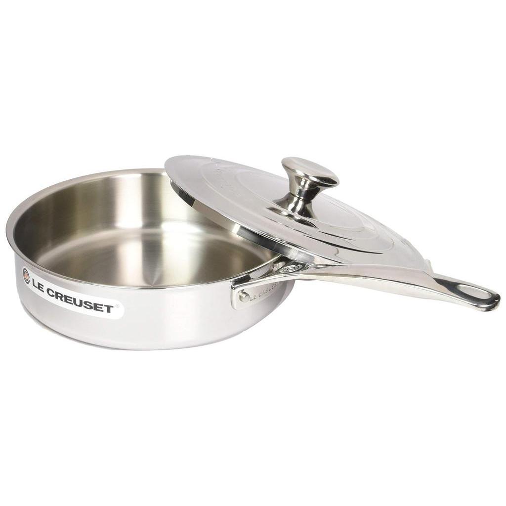 Le Creuset Tri-Ply Stainless Steel Saute Pan, 3 qt. - Thumbnail 5