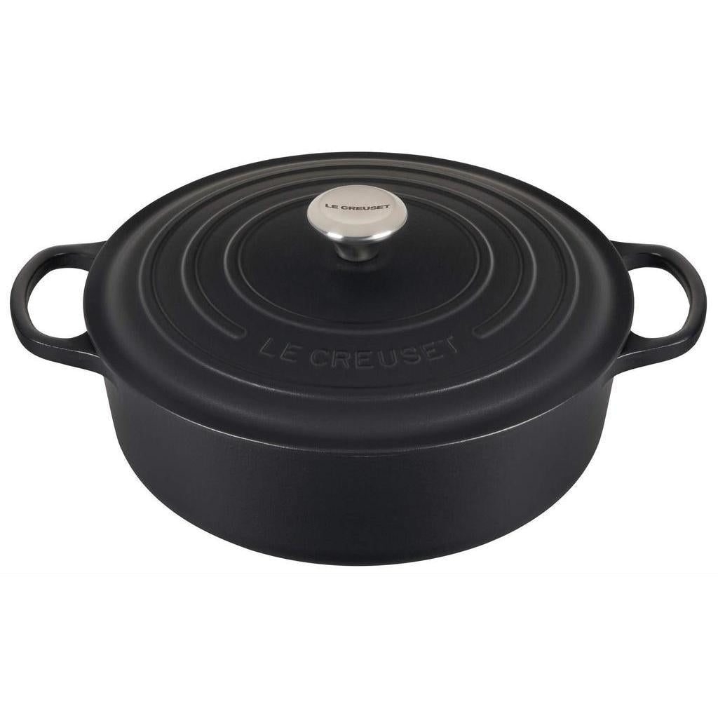 Le Creuset  6.75 qt Signature Cast Iron Wide Round Dutch Oven