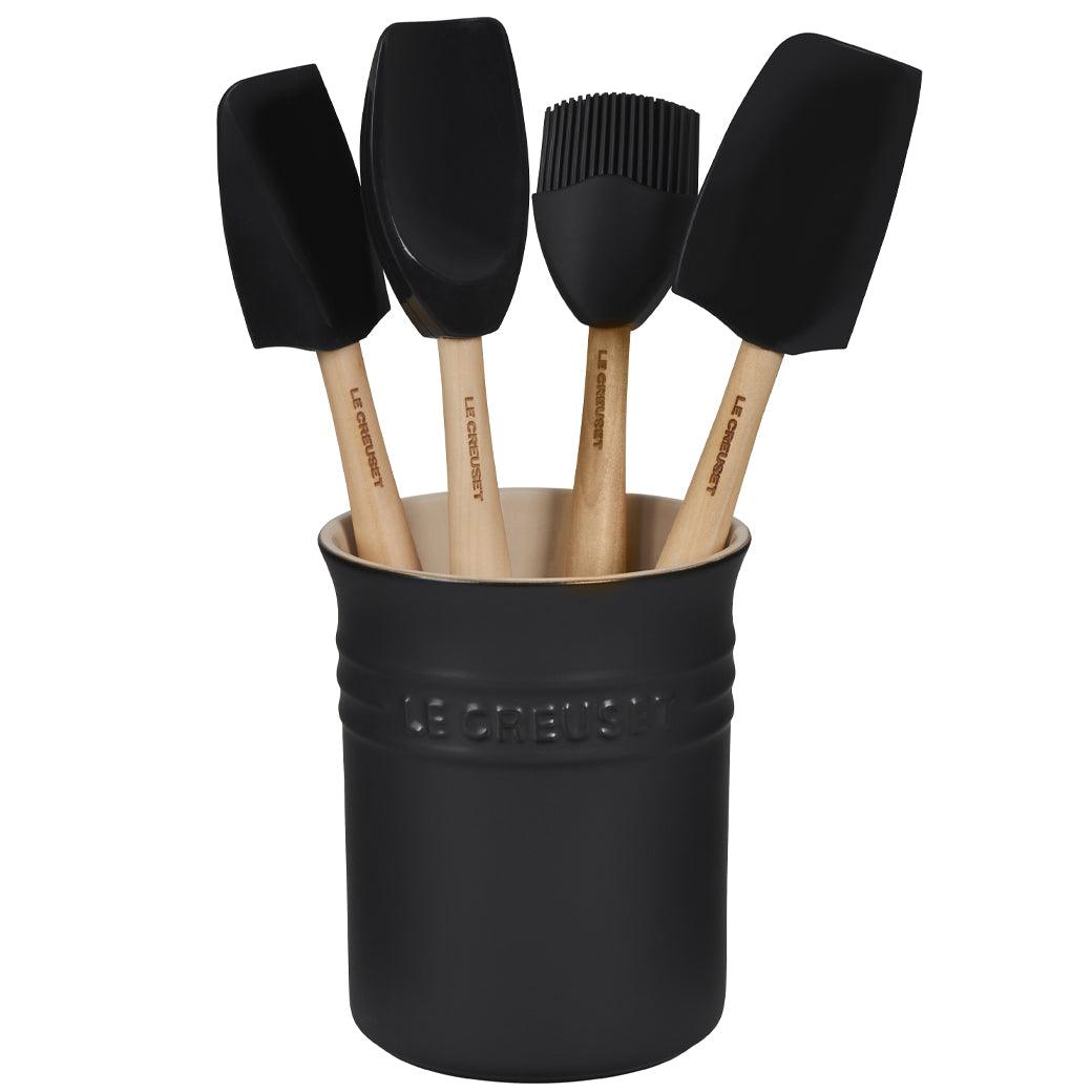 Le Creuset Craft Series 5-Piece Utensil Set with Crock - Thumbnail 5