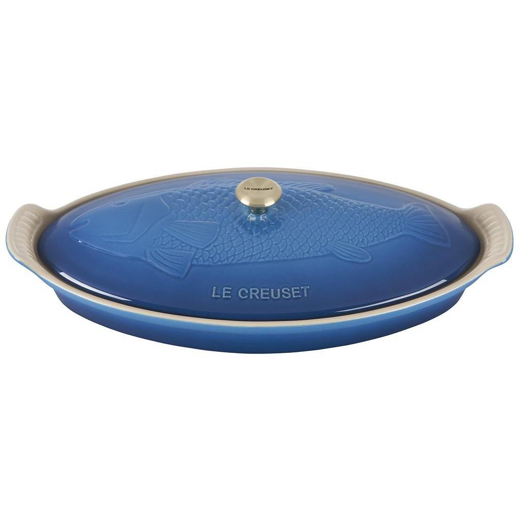 Le Creuset Heritage Stoneware Oval Fish Baker - Thumbnail 4