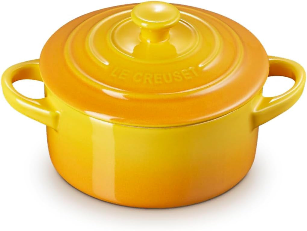 Nectar Le Creuset Mini Round Cocotte 8 oz displayed on a white background