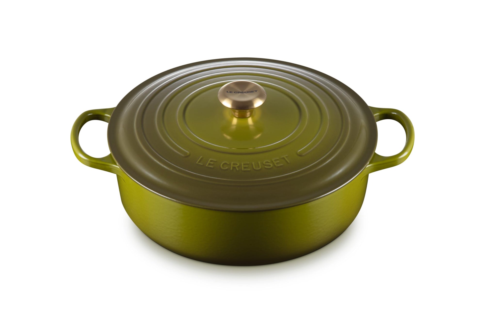 Le Creuset  6.75 qt Signature Cast Iron Wide Round Dutch Oven