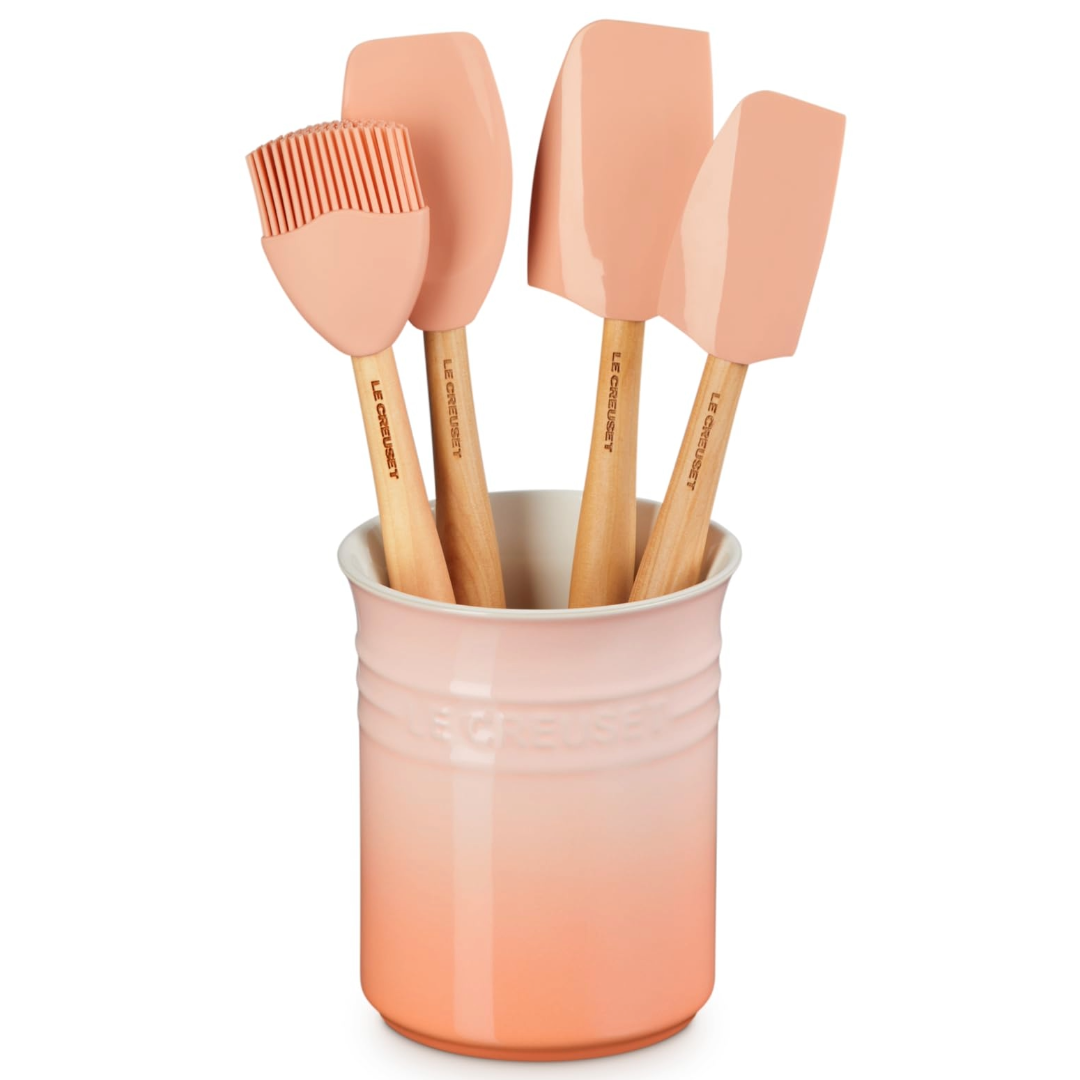 Le Creuset Craft Series 5-Piece Utensil Set with Crock - Thumbnail 4