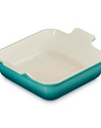 Riviera Le Creuset 3 qt Heritage Square Dish displayed on a white background
