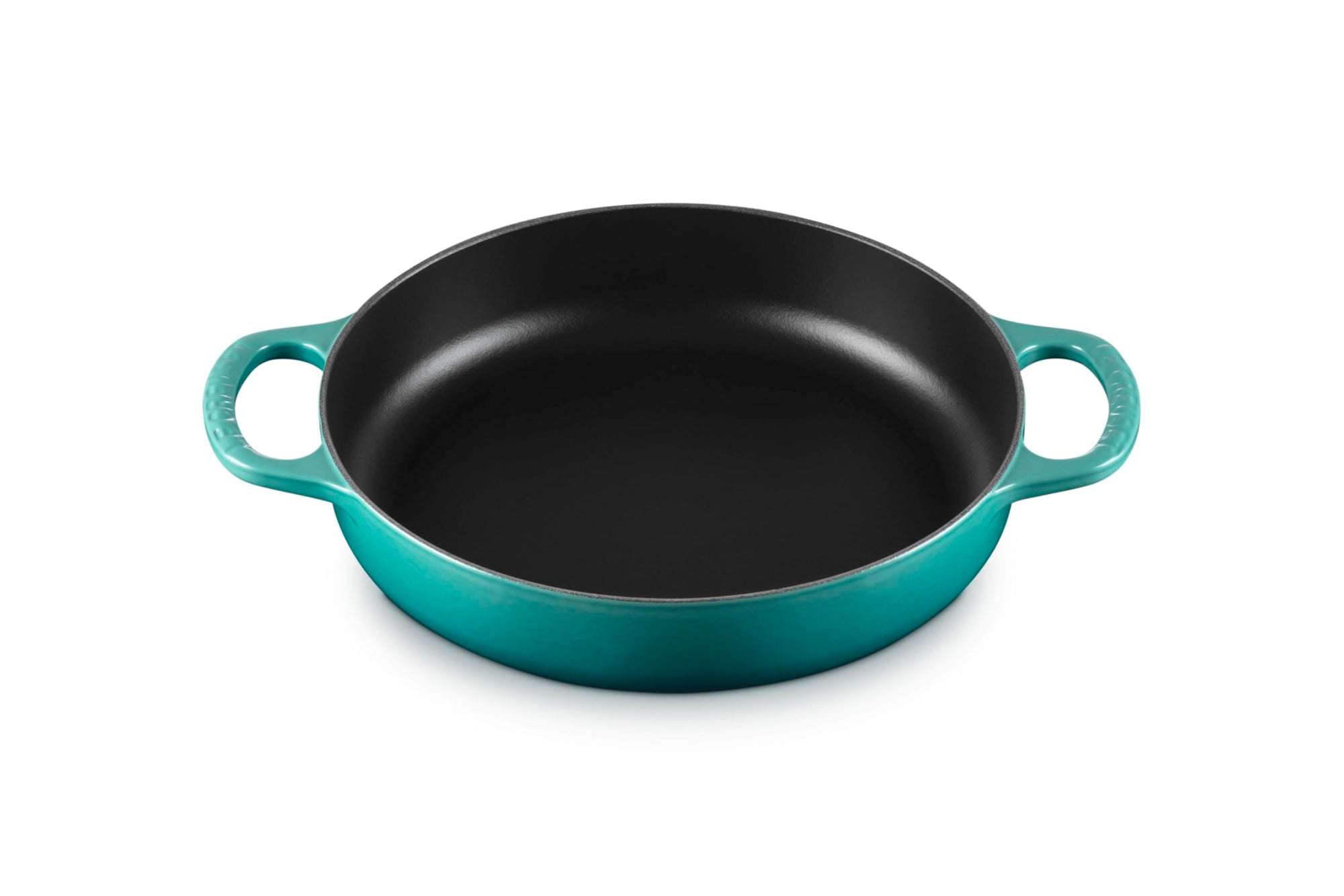 11 inch Riviera cast iron pan displayed on a white background
