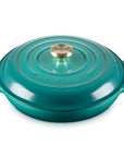 Riviera Le Creuset 3.5 qt Enameled Cast Iron Signature Braiser displayed on a white background