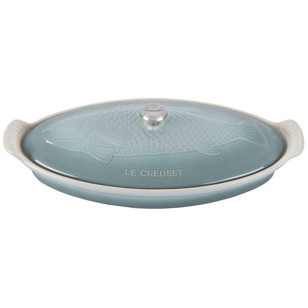 Le Creuset Heritage Stoneware Oval Fish Baker - Thumbnail 5