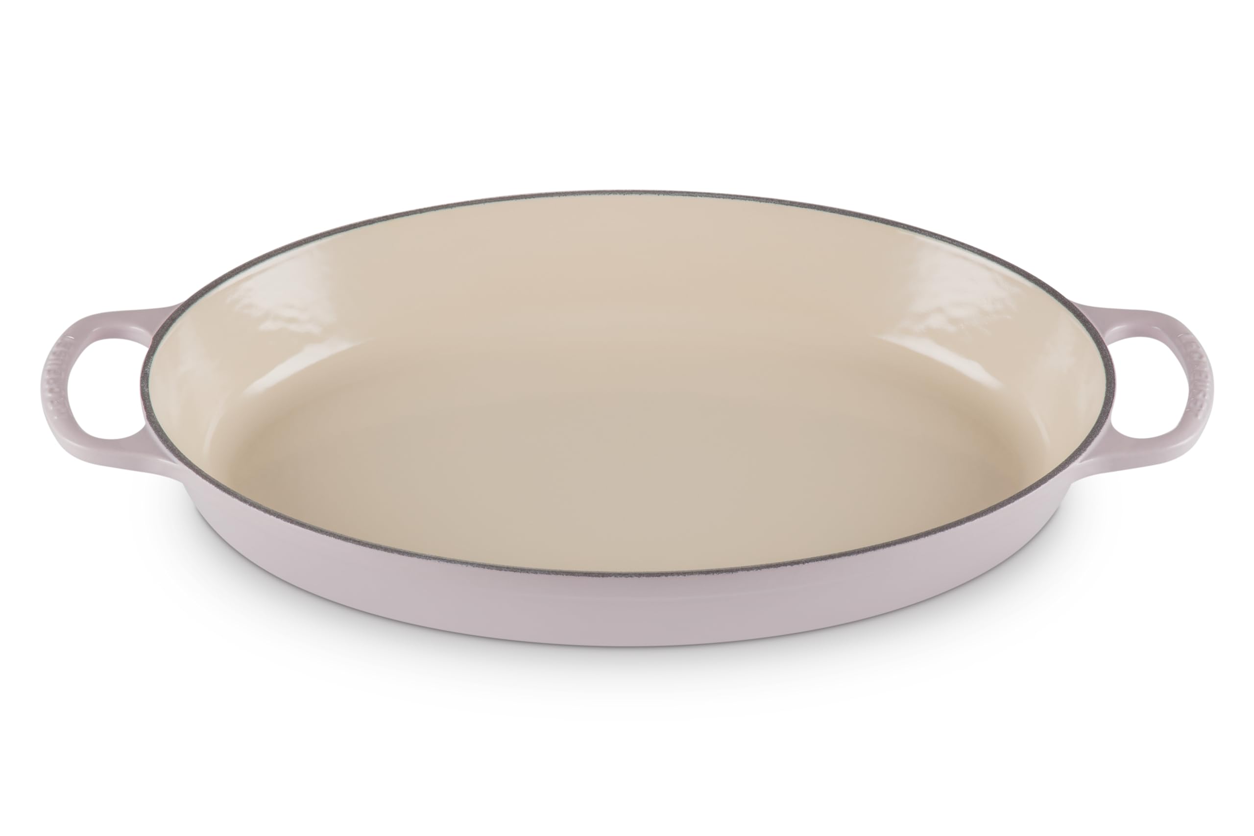 Le Creuset 3 qt Enameled Cast Iron Signature Oval Baker, Sand Interior - Thumbnail 4