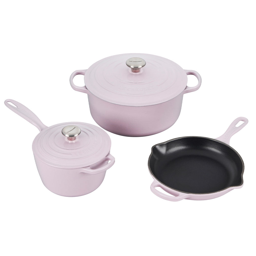 Le Creuset 5-Piece Signature Cast Iron Cookware Set | J.L. Hufford