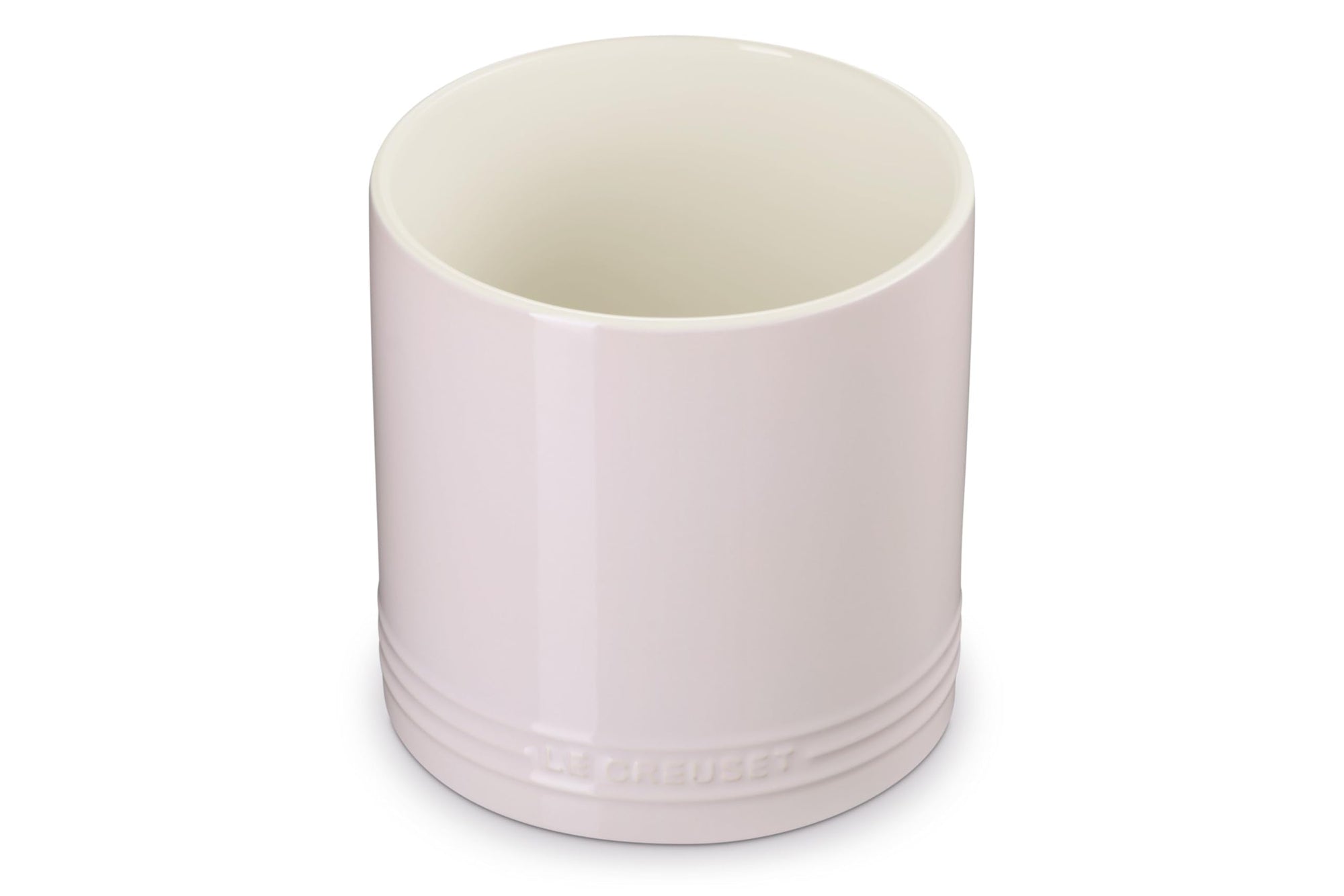 Shallot Le Creuset Stoneware 2.7 Qt. Utensil Crock displayed on a white background