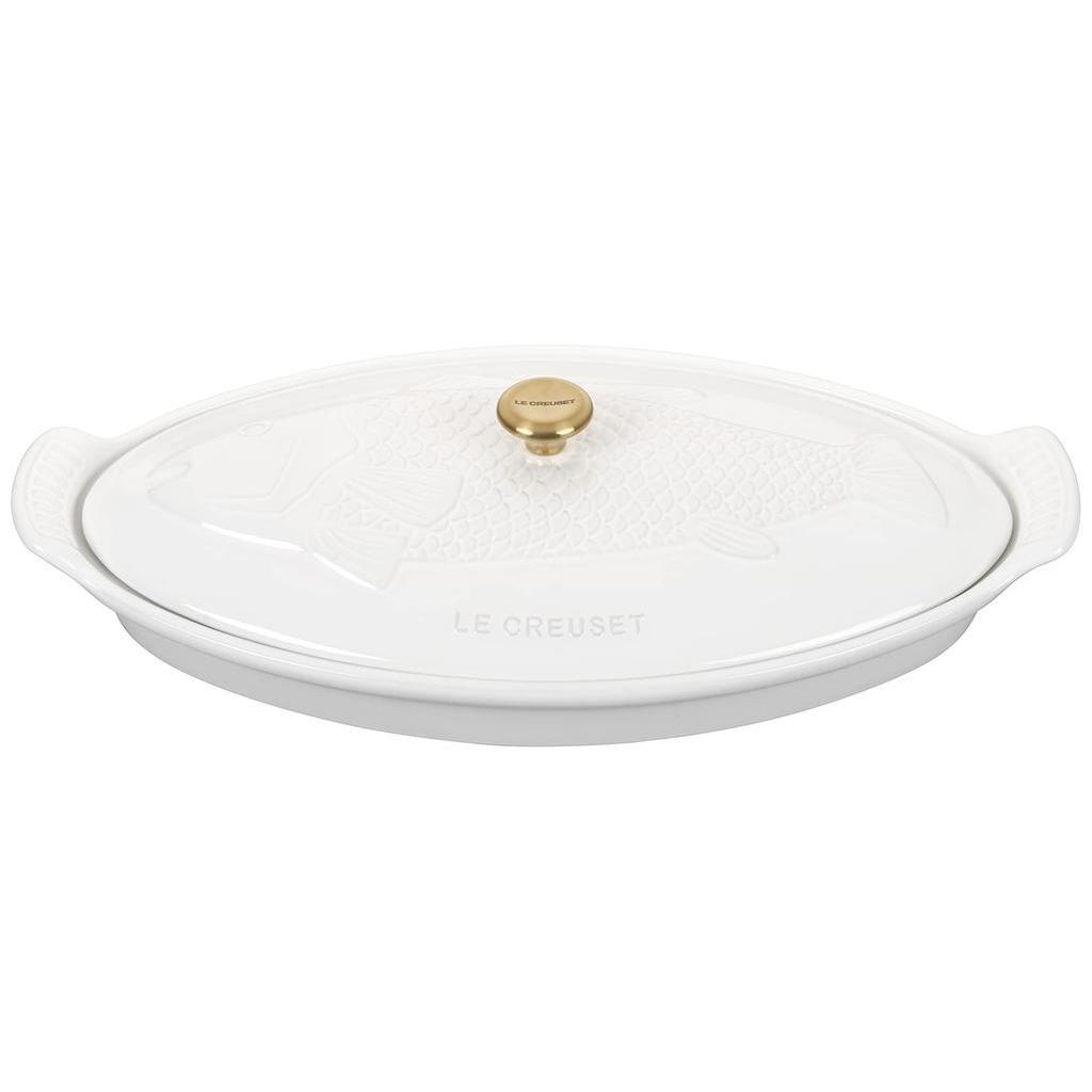 Le Creuset Heritage Stoneware Oval Fish Baker - Thumbnail 3