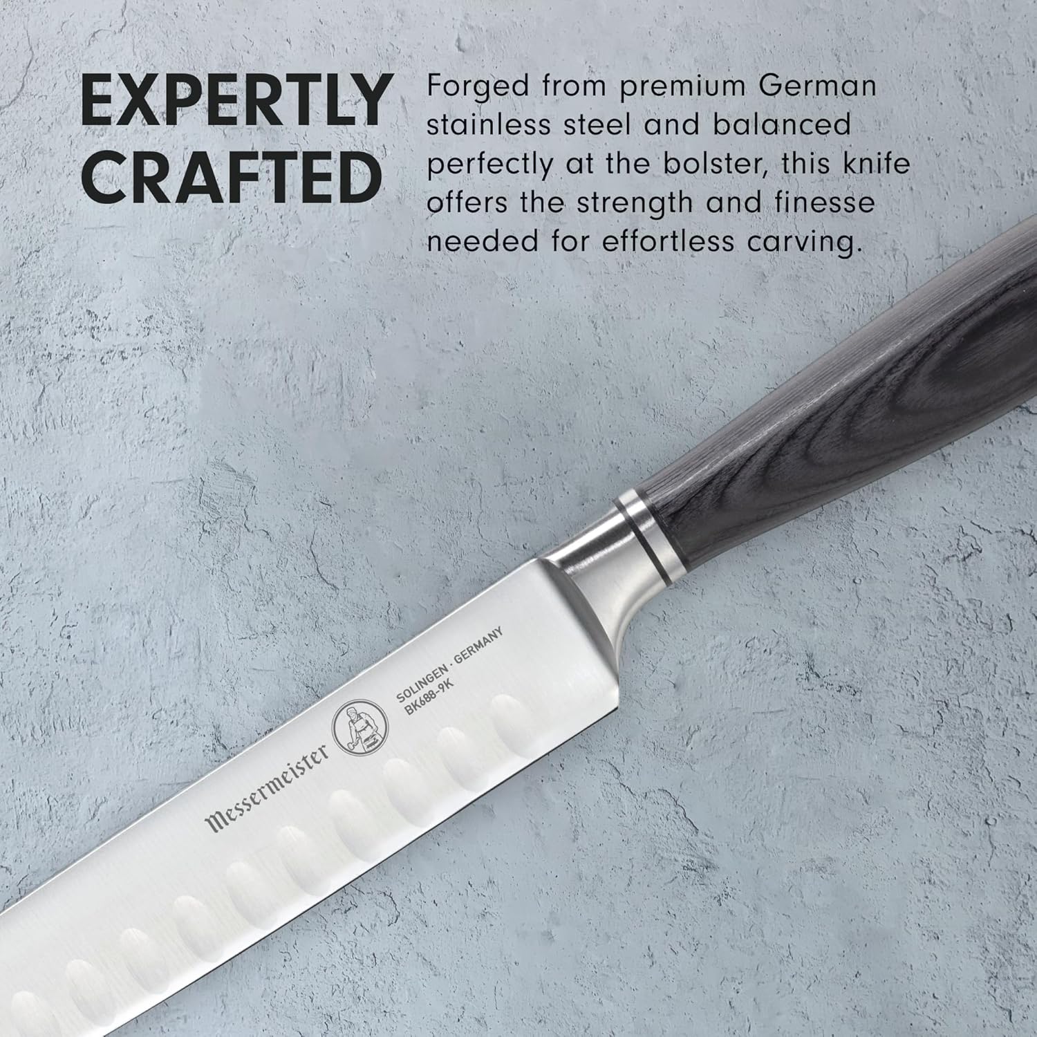 Messermeister Blacksmith Carving Knife with Kullens / 8” - Thumbnail 3