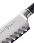 Messermeister Blacksmith Santoku Knife with Kullens / 6.5”