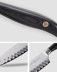 Messermeister Blacksmith Santoku Knife with Kullens / 6.5”