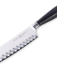 Messermeister Blacksmith Santoku Knife with Kullens / 6.5”